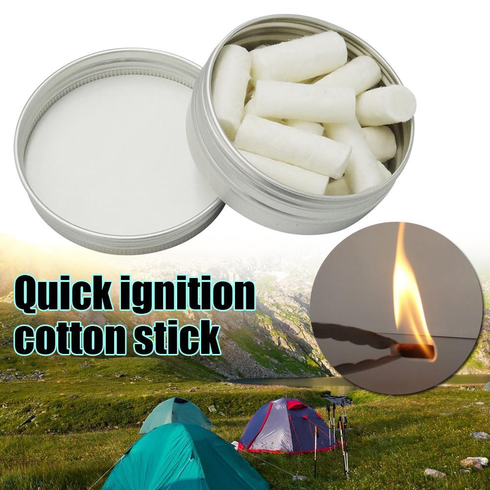 Fire Starting Kit - 12 шт., парафиновый воск для кемпинга,