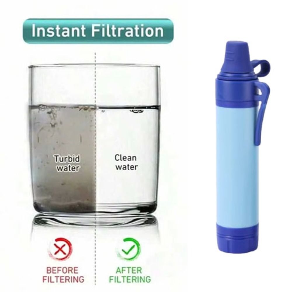 Water Purification Straw - Мини-фильтр-соломинка для воды, очиститель для прямого