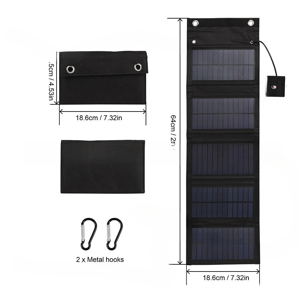 25W 5v солнечная складная сумк – обзор и цена Solar Emergency Charger