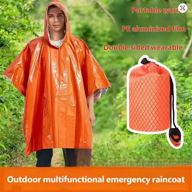 Аварийное пончо, 4 шт., термоп – обзор и цена Survival Blanket Reflective
