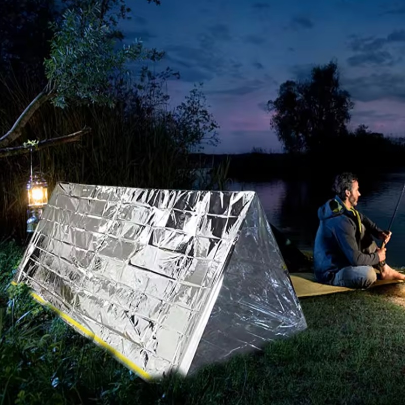 Портативная аварийная палатка  – обзор и цена Emergency Mylar Tent