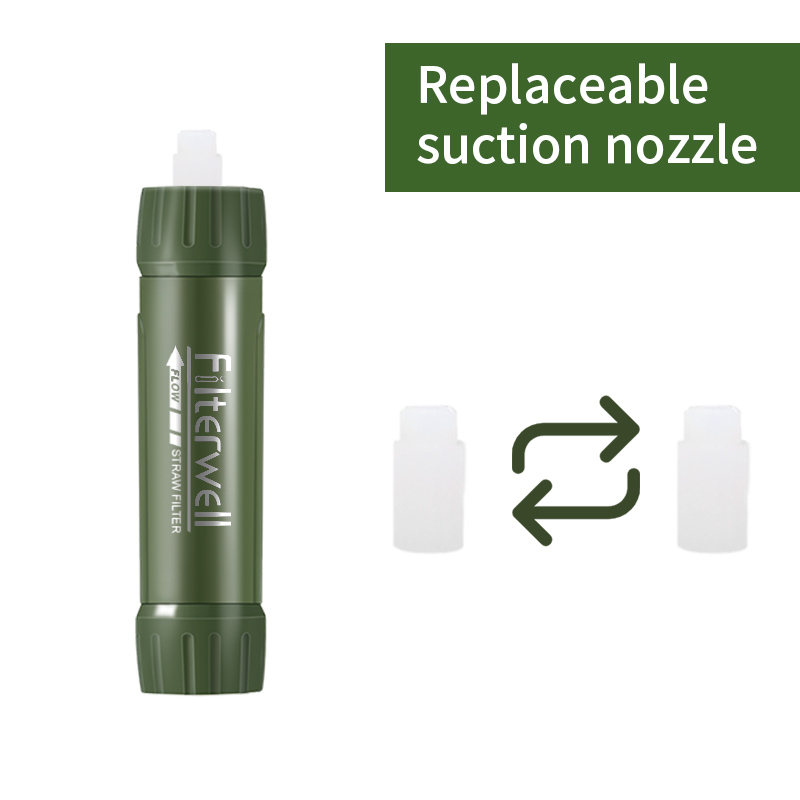 Зеленая мини-система для путеш – обзор и цена Water Purification Straw