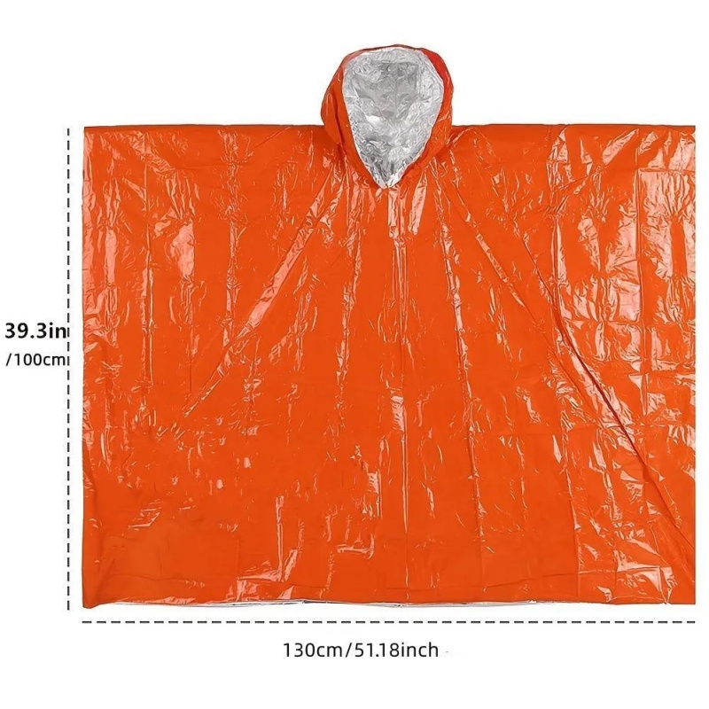 Портативный аварийный пончо-ко – обзор и цена Survival Blanket Reflective