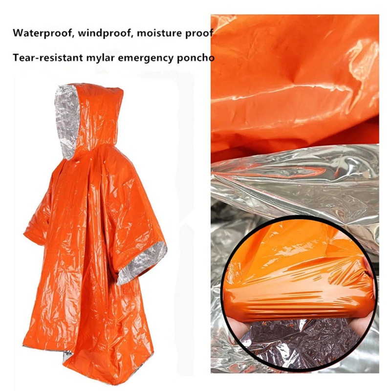 Портативный аварийный пончо-ко – обзор и цена Survival Blanket Reflective